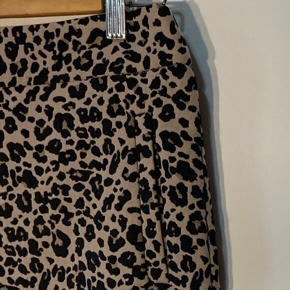 LOFT NWOT SZ SP Cheetah Animal Print Mini Skirt Retro Y2K Modern Party Timeless - Picture 7 of 7